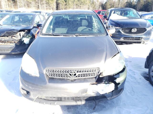 2T1KR32E25C854302 - 2005 TOYOTA COROLLA MA XR GRAY photo 5