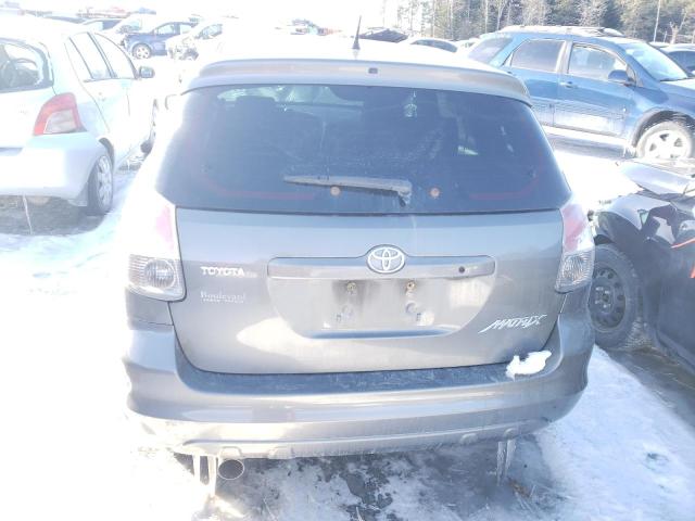 2T1KR32E25C854302 - 2005 TOYOTA COROLLA MA XR GRAY photo 6