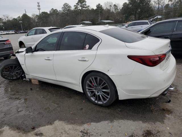 JN1FV7AP4JM460338 - 2018 INFINITI Q50 RED SPORT 400 WHITE photo 2