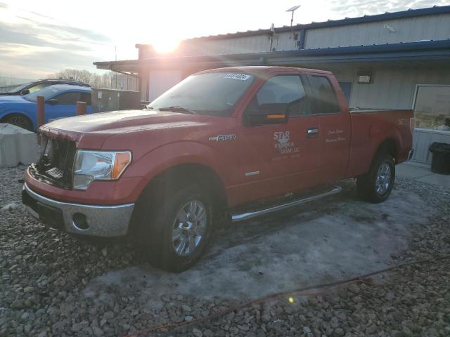 1FTFX1ETXBFD17072 - 2011 FORD F150 SUPER CAB RED photo 1