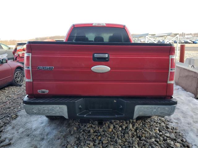 1FTFX1ETXBFD17072 - 2011 FORD F150 SUPER CAB RED photo 6