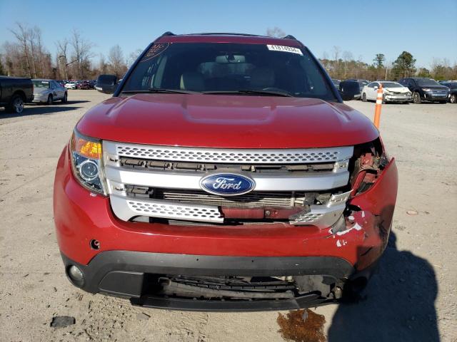 1FM5K7D88EGC10204 - 2014 FORD EXPLORER XLT RED photo 5