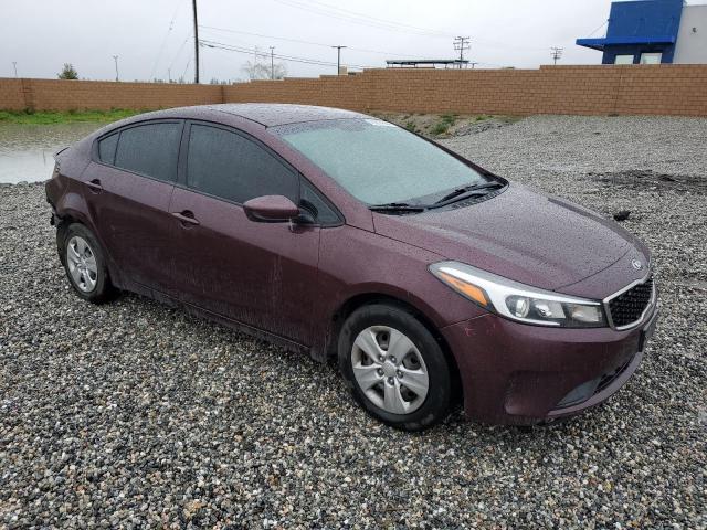 3KPFL4A7XHE131301 - 2017 KIA FORTE LX RED photo 4