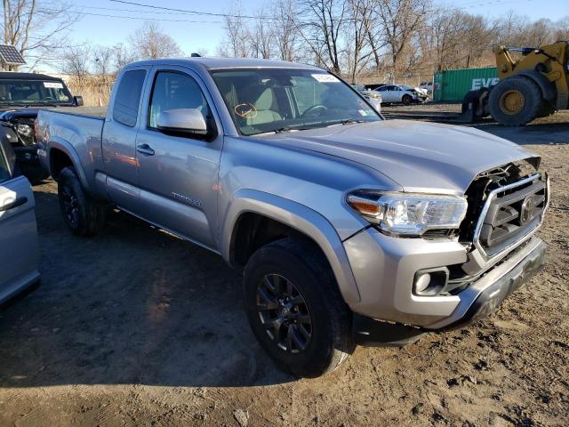 3TYSX5EN2LT002019 - 2020 TOYOTA TACOMA ACCESS CAB SILVER photo 4