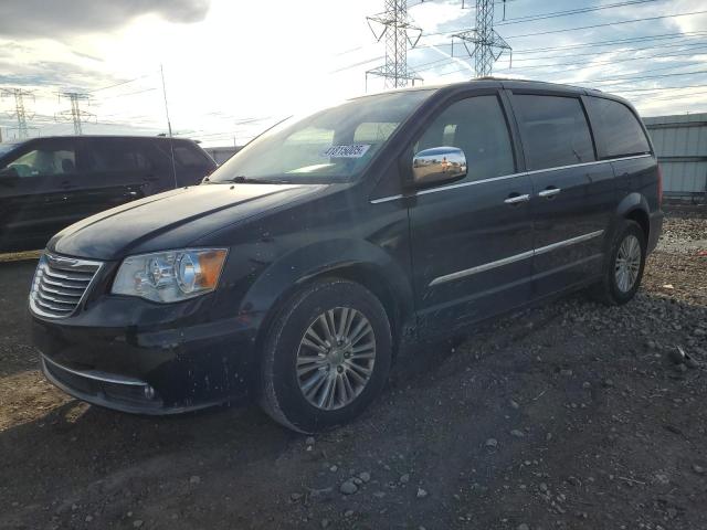 2C4RC1CG2CR414002 - 2012 CHRYSLER TOWN & COU TOURING L BLUE photo 1