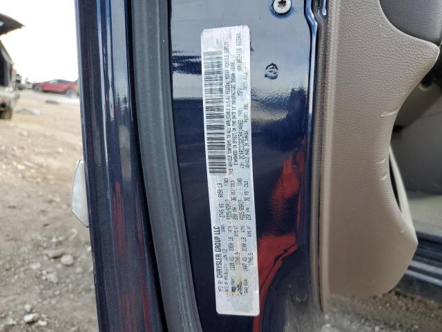 2C4RC1CG2CR414002 - 2012 CHRYSLER TOWN & COU TOURING L BLUE photo 12