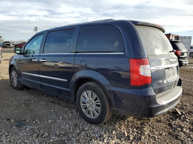 2C4RC1CG2CR414002 - 2012 CHRYSLER TOWN & COU TOURING L BLUE photo 2