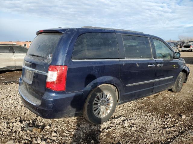 2C4RC1CG2CR414002 - 2012 CHRYSLER TOWN & COU TOURING L BLUE photo 3