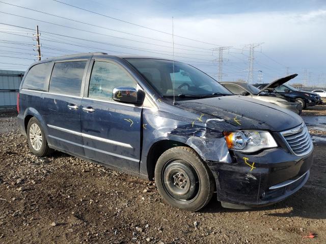 2C4RC1CG2CR414002 - 2012 CHRYSLER TOWN & COU TOURING L BLUE photo 4