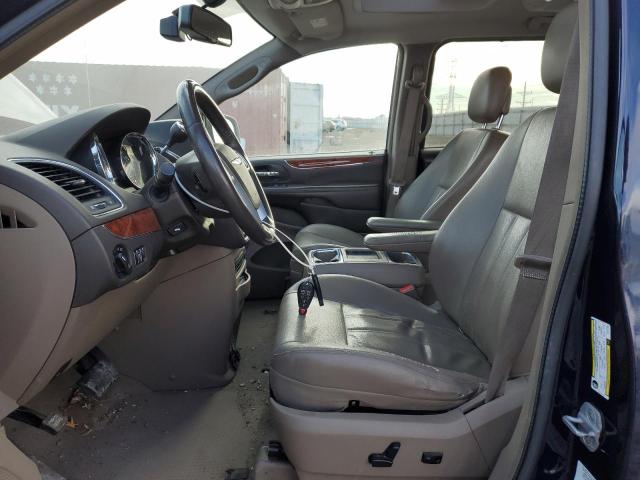 2C4RC1CG2CR414002 - 2012 CHRYSLER TOWN & COU TOURING L BLUE photo 7