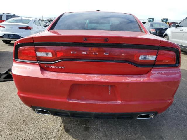 2C3CDXHG3DH502664 - 2013 DODGE CHARGER SXT RED photo 6