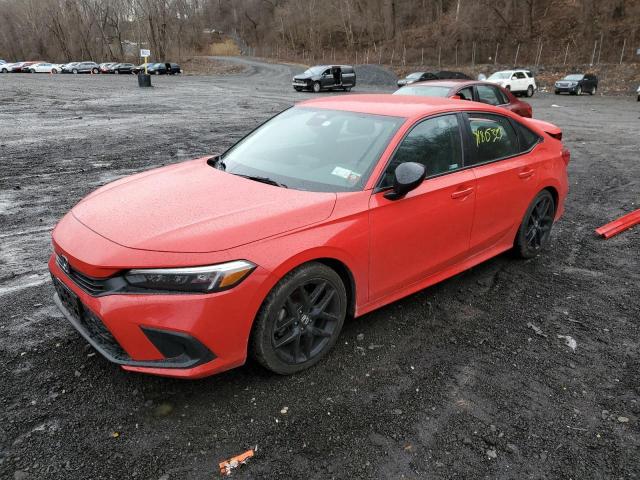 2HGFE2F54NH556875 - 2022 HONDA CIVIC SPORT 红色 照片 1