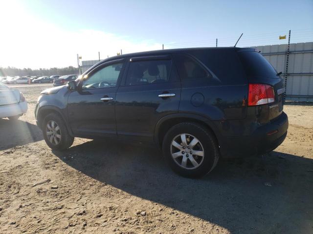 5XYKT3A11DG329640 - 2013 KIA SORENTO LX BLUE photo 2