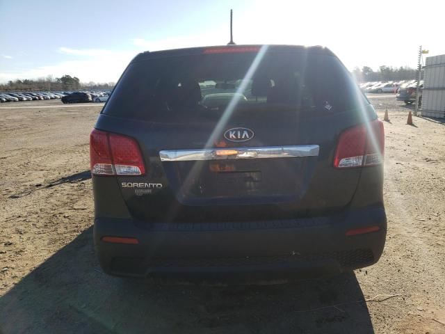 5XYKT3A11DG329640 - 2013 KIA SORENTO LX BLUE photo 6