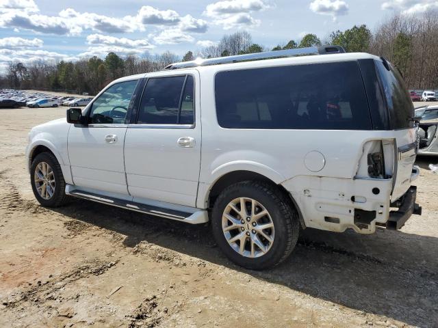 1FMJK2AT0HEA05647 - 2017 FORD EXPEDITION EL LIMITED WHITE photo 2