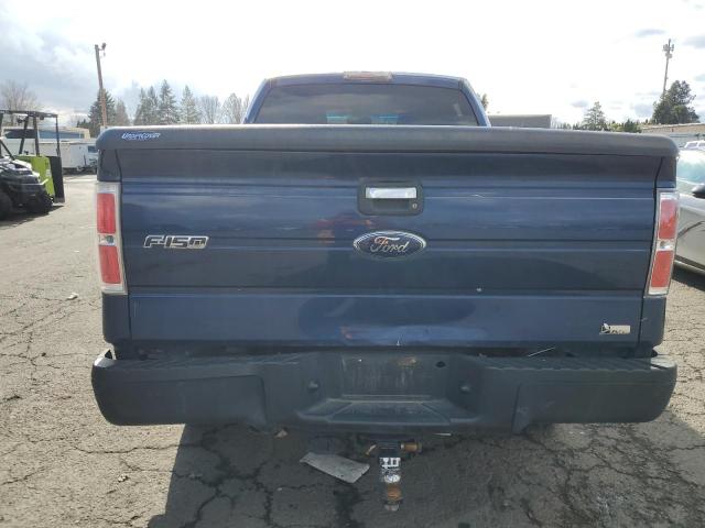 1FTFW1EV8AFD07272 - 2010 FORD F150 SUPERCREW BLUE photo 6