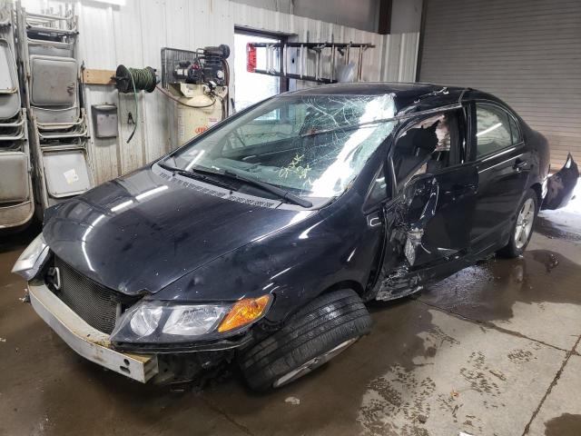 2HGFA16988H349726 - 2008 HONDA CIVIC EXL BLACK photo 1