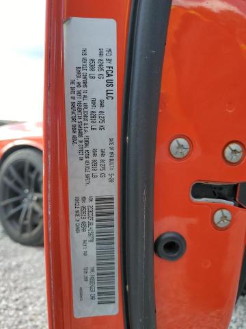 2C3CDZFJ6LH156778 - 2020 DODGE CHALLENGER R/T SCAT PACK ORANGE photo 12