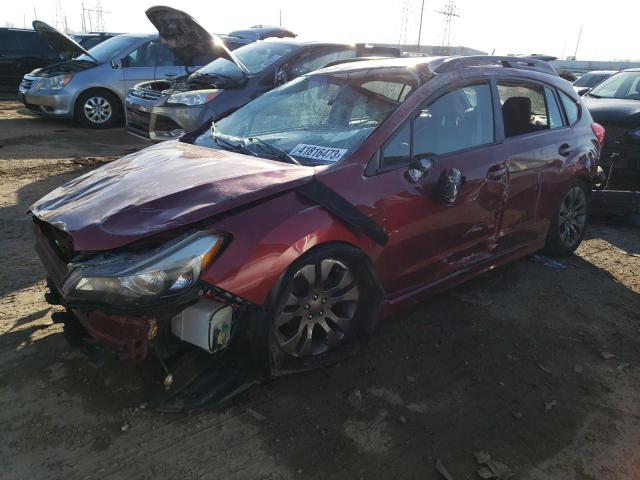 JF1GPAR68CH218769 - 2012 SUBARU IMPREZA SPORT LIMITED BURGUNDY photo 1