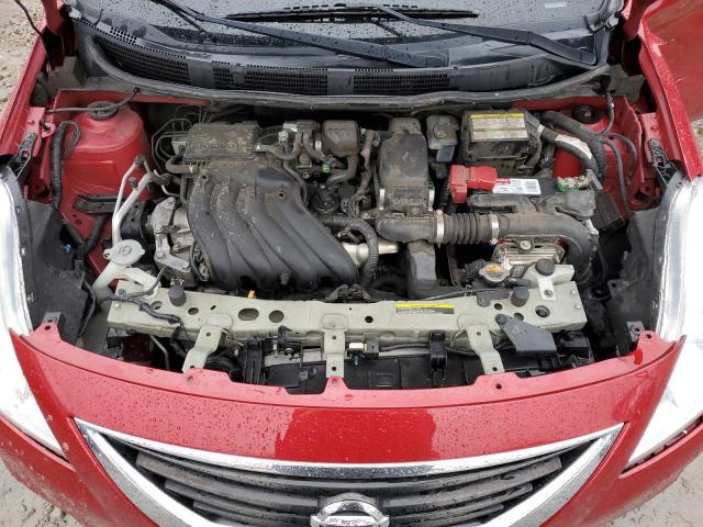 3N1CN7AP1DL845888 - 2013 NISSAN VERSA S RED photo 11