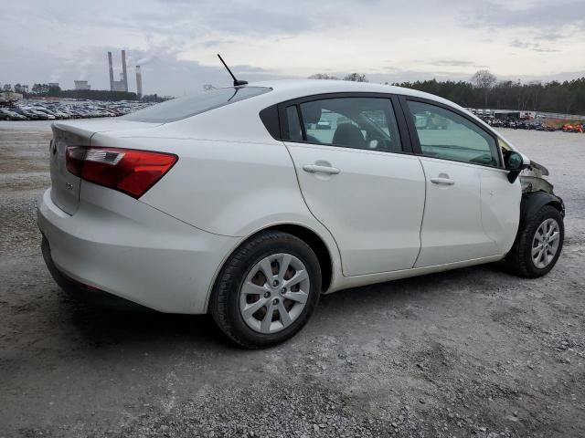 KNADM4A31G6639790 - 2016 KIA RIO LX WHITE photo 3