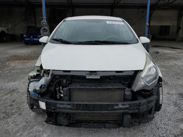 KNADM4A31G6639790 - 2016 KIA RIO LX WHITE photo 5