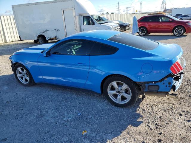 1FA6P8AM7H5209732 - 2017 FORD MUSTANG BLUE photo 2