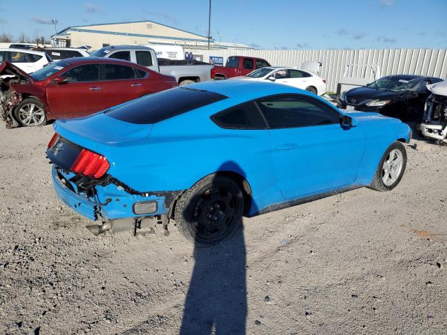 1FA6P8AM7H5209732 - 2017 FORD MUSTANG BLUE photo 3