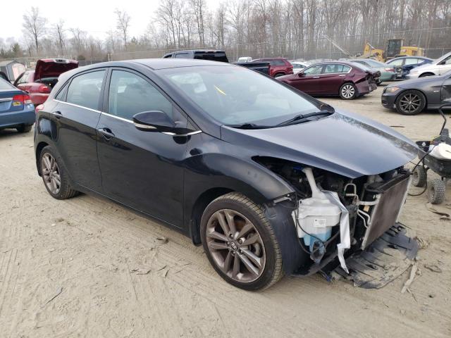 KMHD35LH6GU299287 - 2016 HYUNDAI ELANTRA GT BLACK photo 4