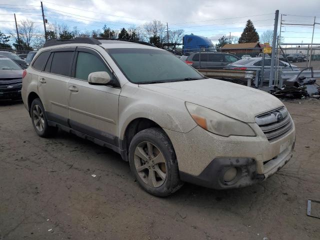 4S4BRDLC3D2308104 - 2013 SUBARU OUTBACK 3.6R LIMITED WHITE photo 4