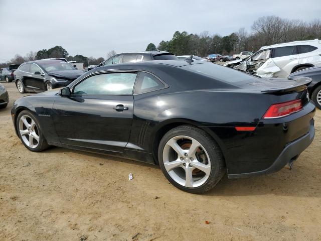 2G1FD1E32F9189605 - 2015 CHEVROLET CAMARO LT BLACK photo 2