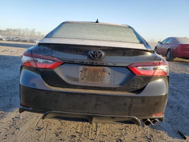 4T1G11BK5NU069584 - 2022 TOYOTA CAMRY SE BLACK photo 6