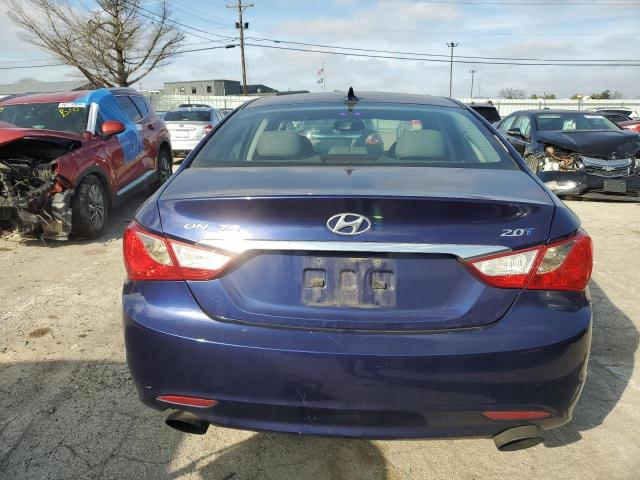 5NPEC4AB3BH161937 - 2011 HYUNDAI SONATA SE BLUE photo 6