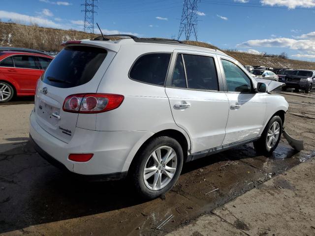 5XYZKDAG3BG054457 - 2011 HYUNDAI SANTA FE LIMITED WHITE photo 3