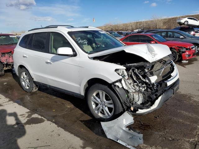 5XYZKDAG3BG054457 - 2011 HYUNDAI SANTA FE LIMITED WHITE photo 4