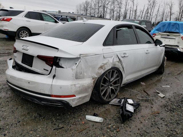 WAUENAF49KA065544 - 2019 AUDI A4 PREMIUM PLUS WHITE photo 3