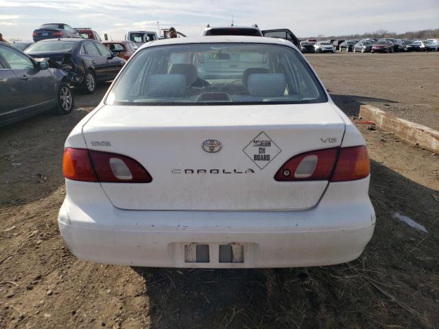 1NXBR12E3XZ225895 - 1999 TOYOTA COROLLA VE WHITE photo 6