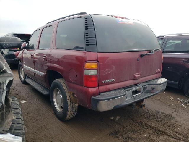 1GKEK13Z63J192981 - 2003 GMC YUKON RED photo 2