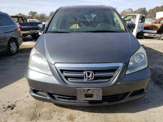 5FNRL38765B092533 - 2005 HONDA ODYSSEY EXL GRAY photo 5