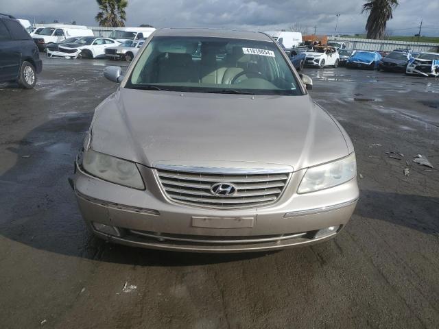 KMHFC46F27A197774 - 2007 HYUNDAI AZERA SE BEIGE photo 5