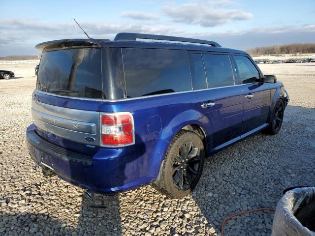 2FMHK6DT1DBD20321 - 2013 FORD FLEX LIMITED BLUE photo 3