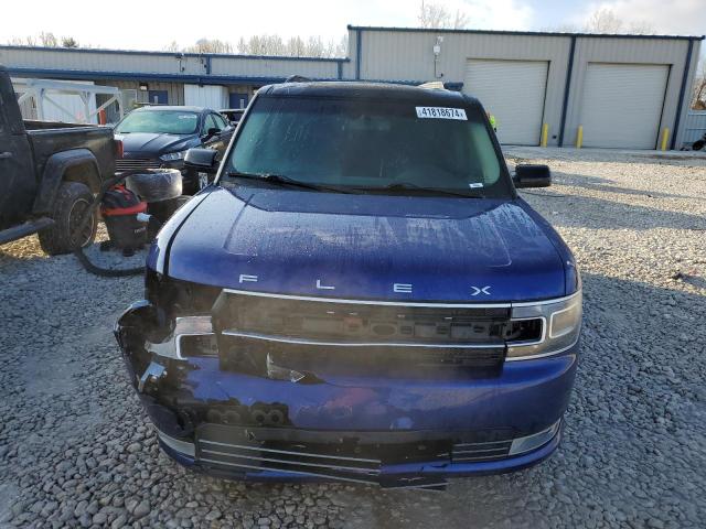 2FMHK6DT1DBD20321 - 2013 FORD FLEX LIMITED BLUE photo 5