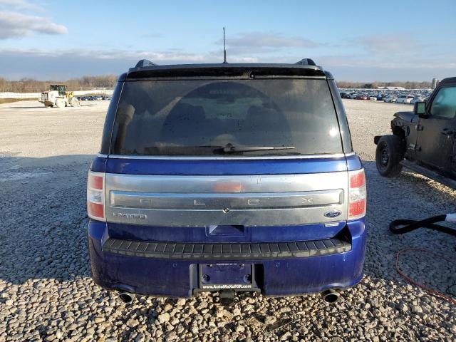 2FMHK6DT1DBD20321 - 2013 FORD FLEX LIMITED BLUE photo 6