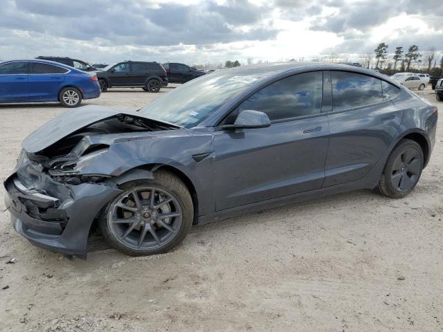 5YJ3E1EB8NF162191 - 2022 TESLA MODEL 3 CHARCOAL photo 1