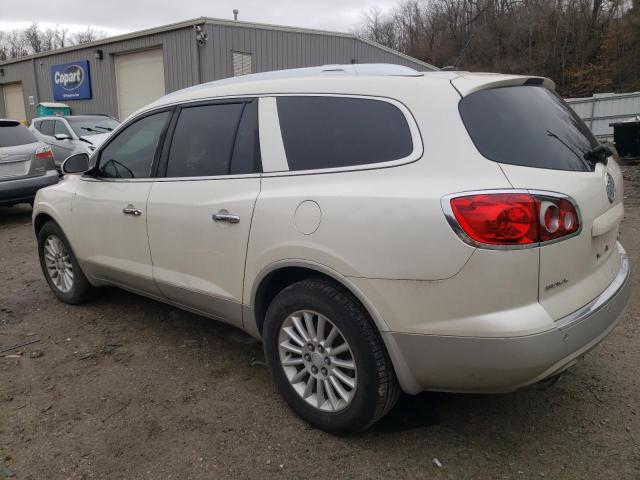 5GALRBED5AJ119430 - 2010 BUICK ENCLAVE CXL WHITE photo 2