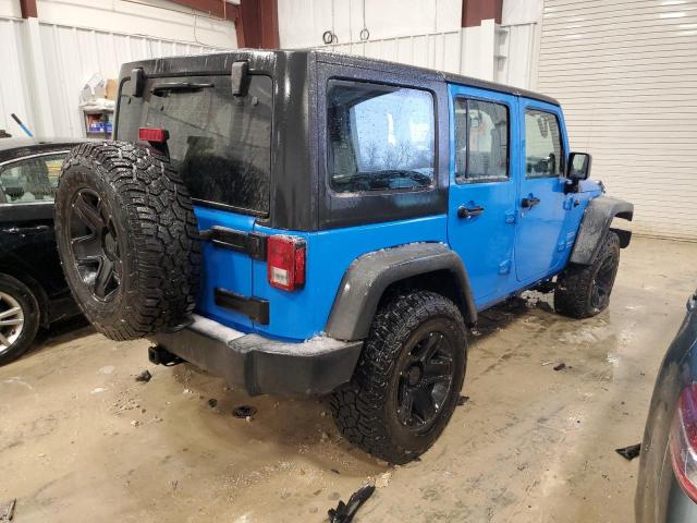 1J4BA3H17BL621073 - 2011 JEEP WRANGLER U SPORT BLUE photo 3