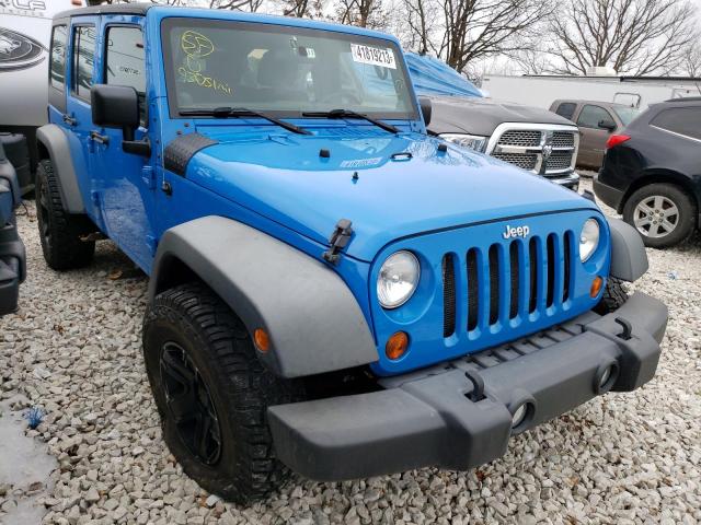 1J4BA3H17BL621073 - 2011 JEEP WRANGLER U SPORT Синій фото 4