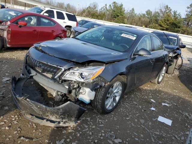 2G4GR5GX3H9114432 - 2017 BUICK REGAL PREMIUM CHARCOAL photo 1