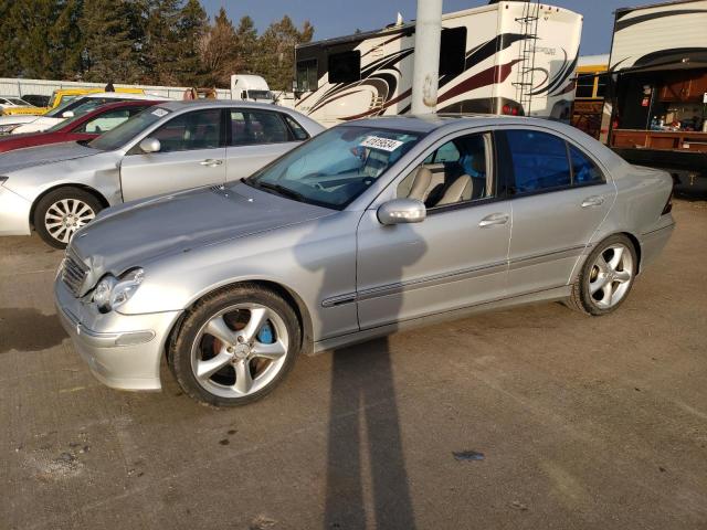 WDBRF40J34F542457 - 2004 MERCEDES-BENZ C 230K SPORT SEDAN SILVER photo 1