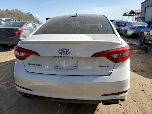 5NPE34AF5FH103594 - 2015 HYUNDAI SONATA SPORT WHITE photo 6